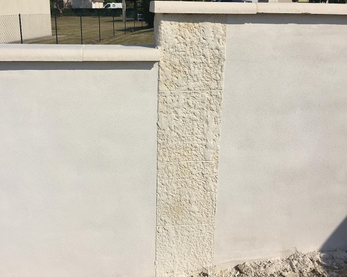 mur cloture facade
